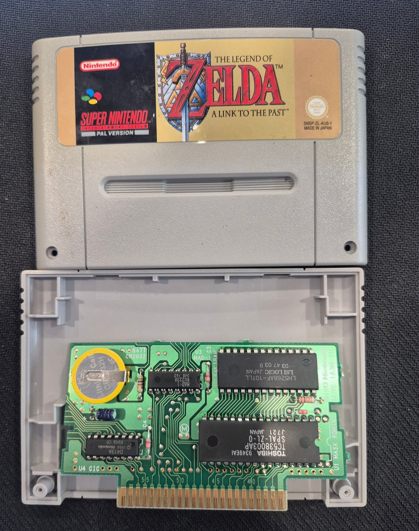 Nintendo SNES Zelda A Link to the Past Cart NEW Save Battery