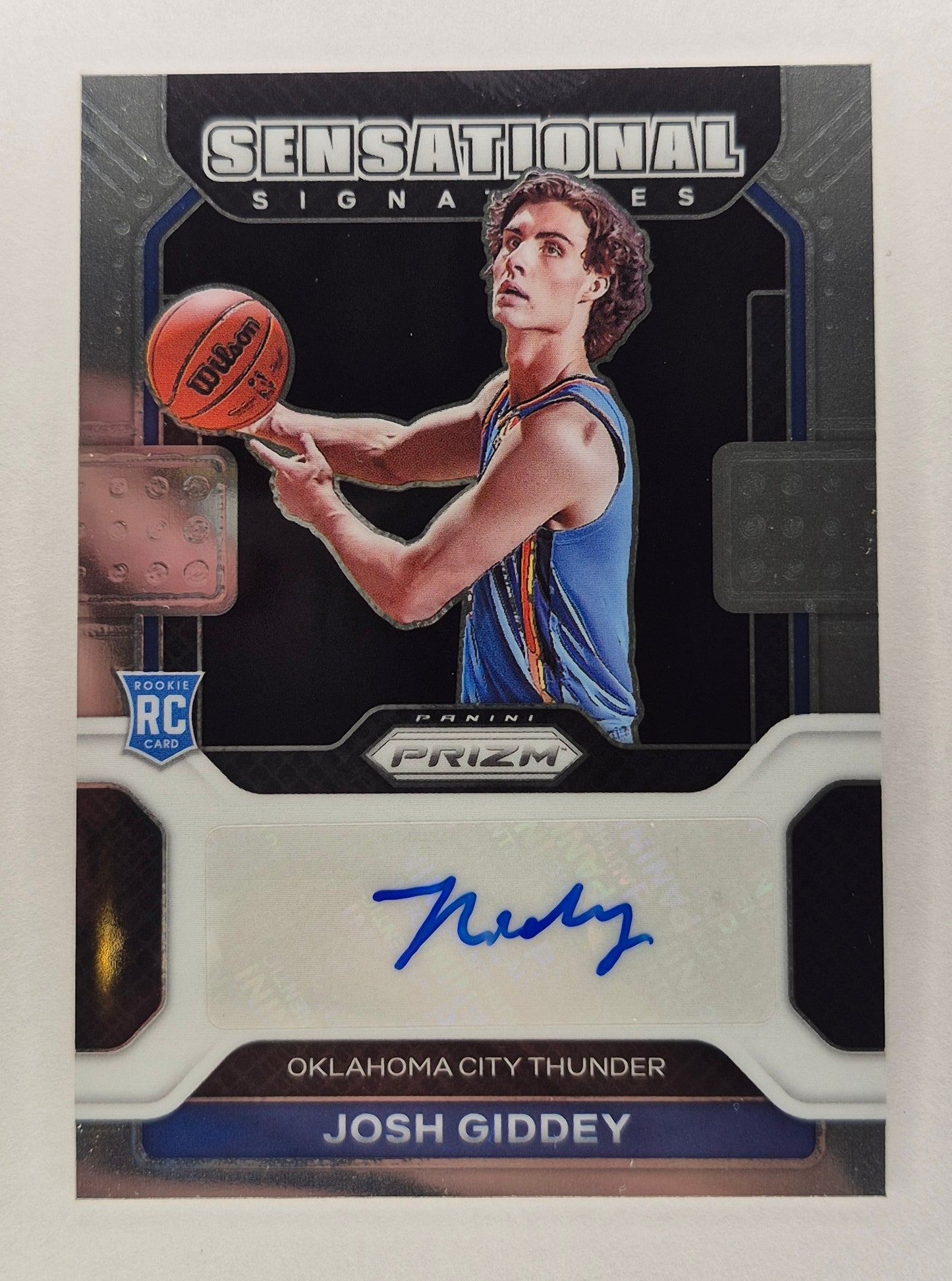 2021-22 Prizm JOSH GIDDEY Rookie Sensational Signatures Auto  No. SS-JGI