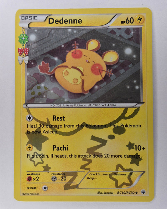 Pokemon Dedenne RC10/RC32 Generations Radiant Collection Holo Card LP