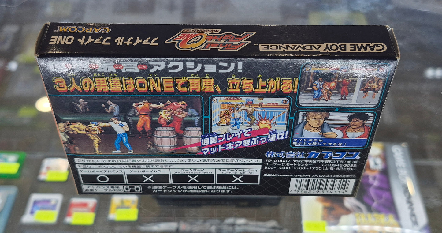 Final Fight One GameBoy Advance GBA Capcom Used Japan Boxed Manual Tested 2001