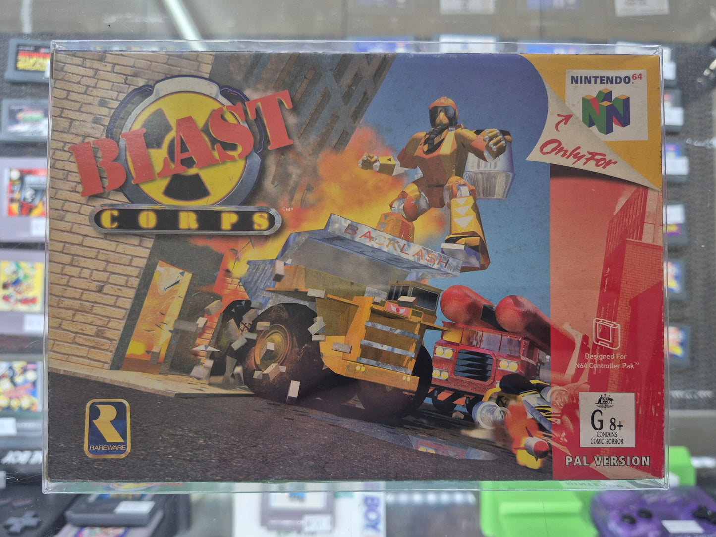 Nintendo N64 Blast Corps (1997) 100% Complete in Box Cart like New(AUS PAL)