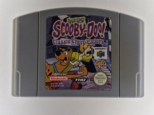 Nintendo N64 Scooby Doo Classic Creep Capers Cart,Tested & Cleaned