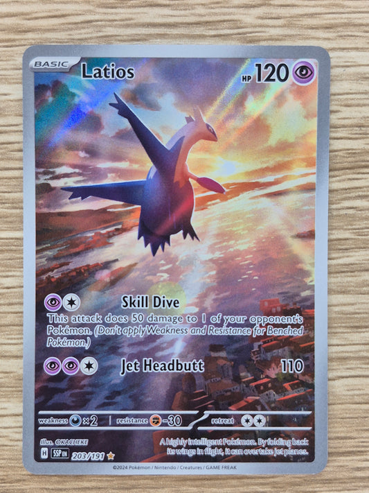 Latios - 203/191 - Illustration Rare - Surging Sparks - Pokemon TCG