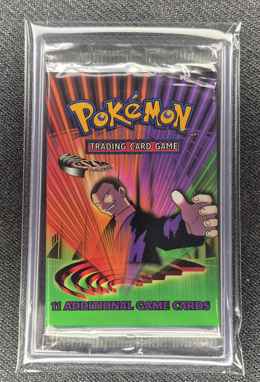 WOTC Pokemon Gym Challenge Sealed Booster Pack (light)