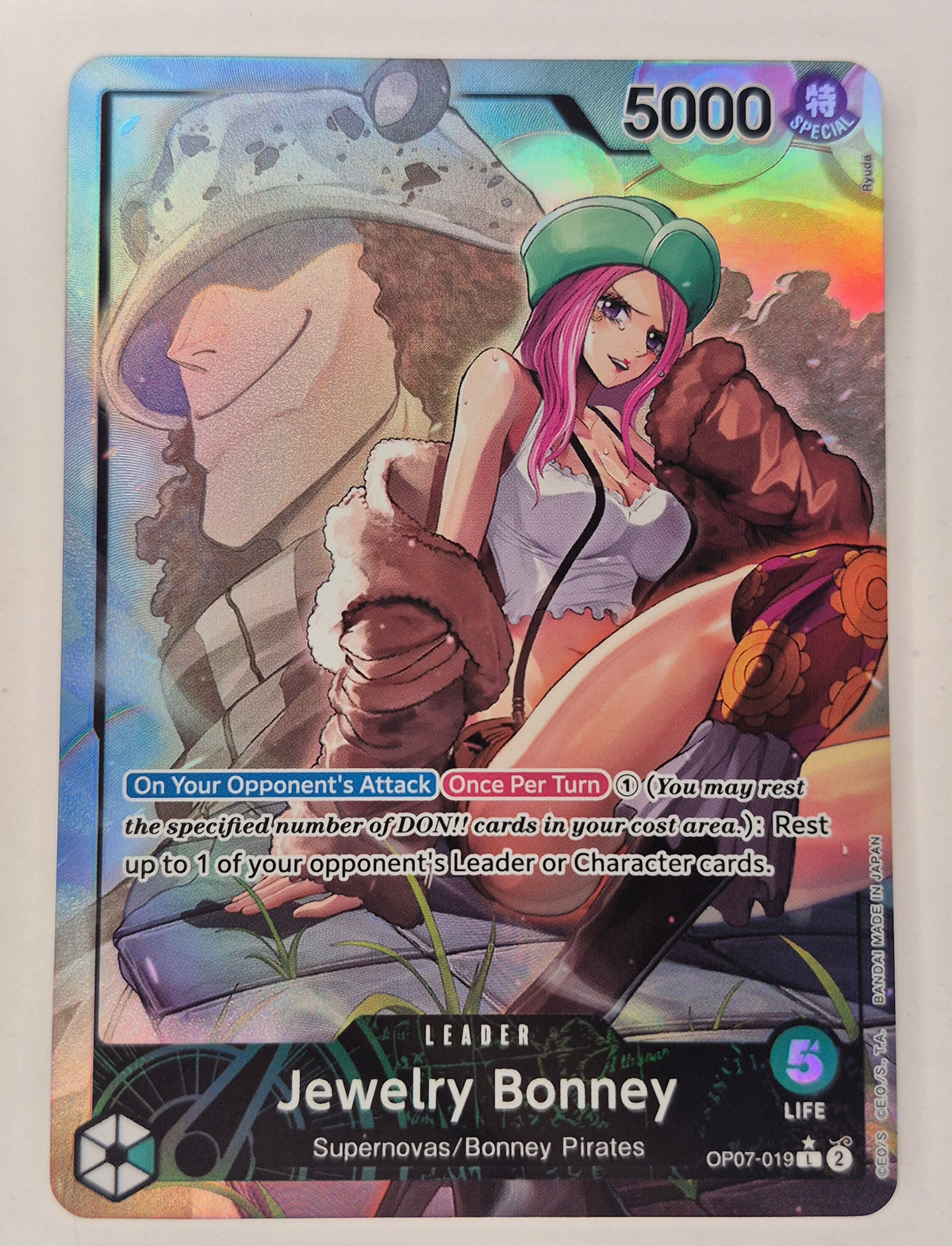 Jewelry Bonney Parallel - OP07-019 500 Years in the Future L One Piece - NM