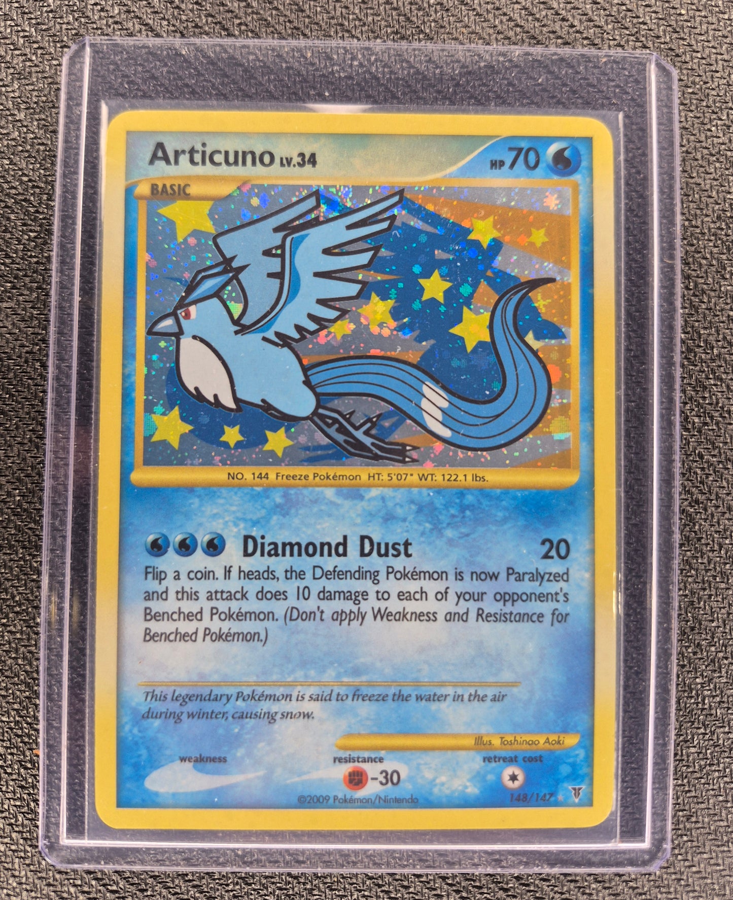 2009 Articuno LV.34   148/147 Pokemon TCG Card Supreme Victors Secret Rare NM/LP