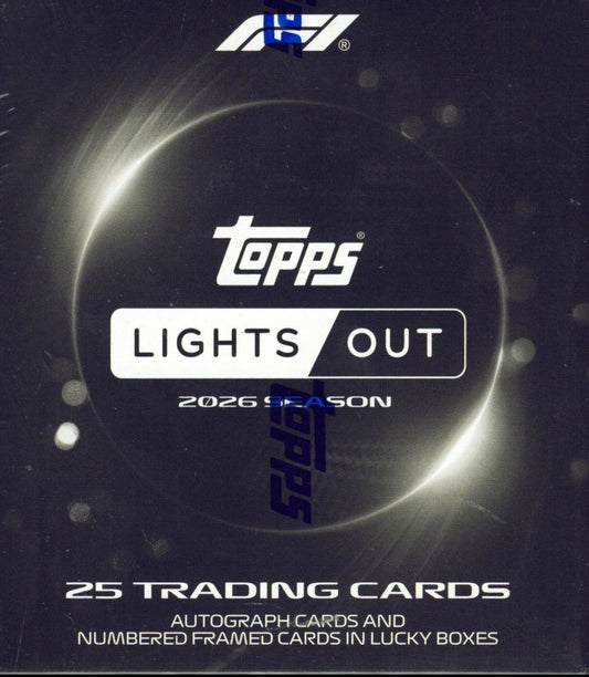 2026 TOPPS LIGHTS OUT FORMULA 1 F1 RACING FACTORY SEALED BOX NEW