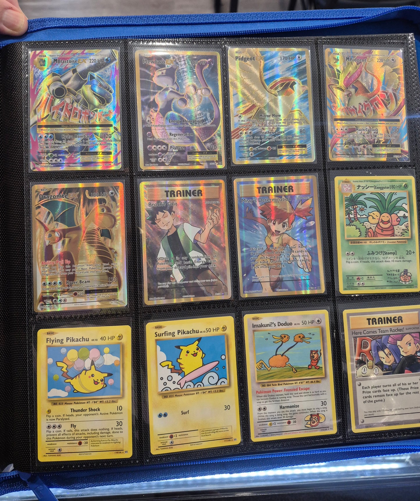 2016 Pokémon Evolutions Master Set inc.all Reverse Holo Cards in Palms Off Binder LP/NM