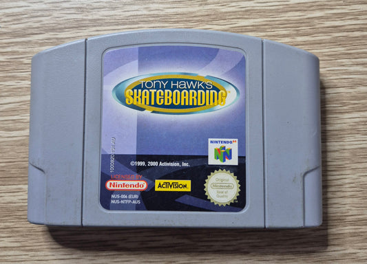 Tony Hawk's Skateboarding - Nintendo 64 N64 PAL Game Cartridge Only(Tested/Cleaned)