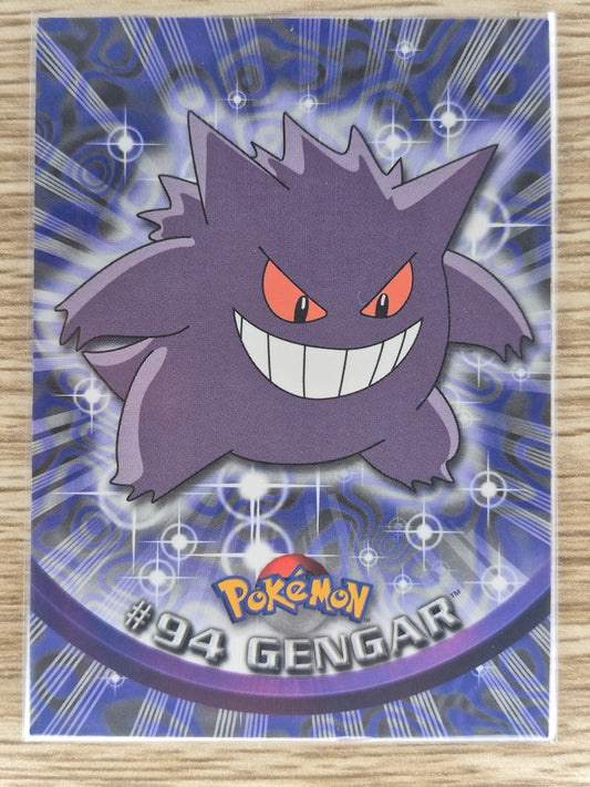 2000 Topps Pokémon Blue Label #94 Gengar Non Holo NM