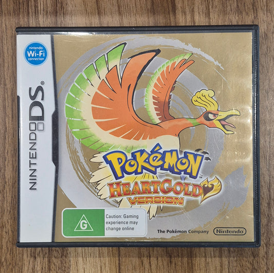 Pokemon: HeartGold Version (Nintendo DS, 2010)US CART/AUS Case,Tested
