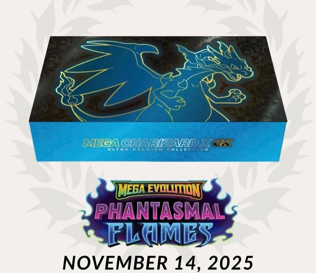 PREORDER Pokemon TCG Mega Evolutions Charizard EX Ultra Premium Collection