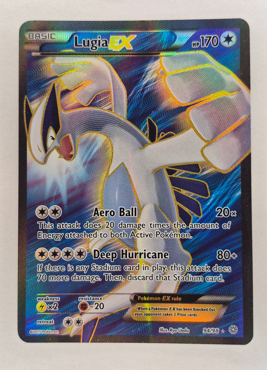 Pokemon TCG Lugia EX 94/98 Ancient Origins Full Art Ultra Rare Holo LP