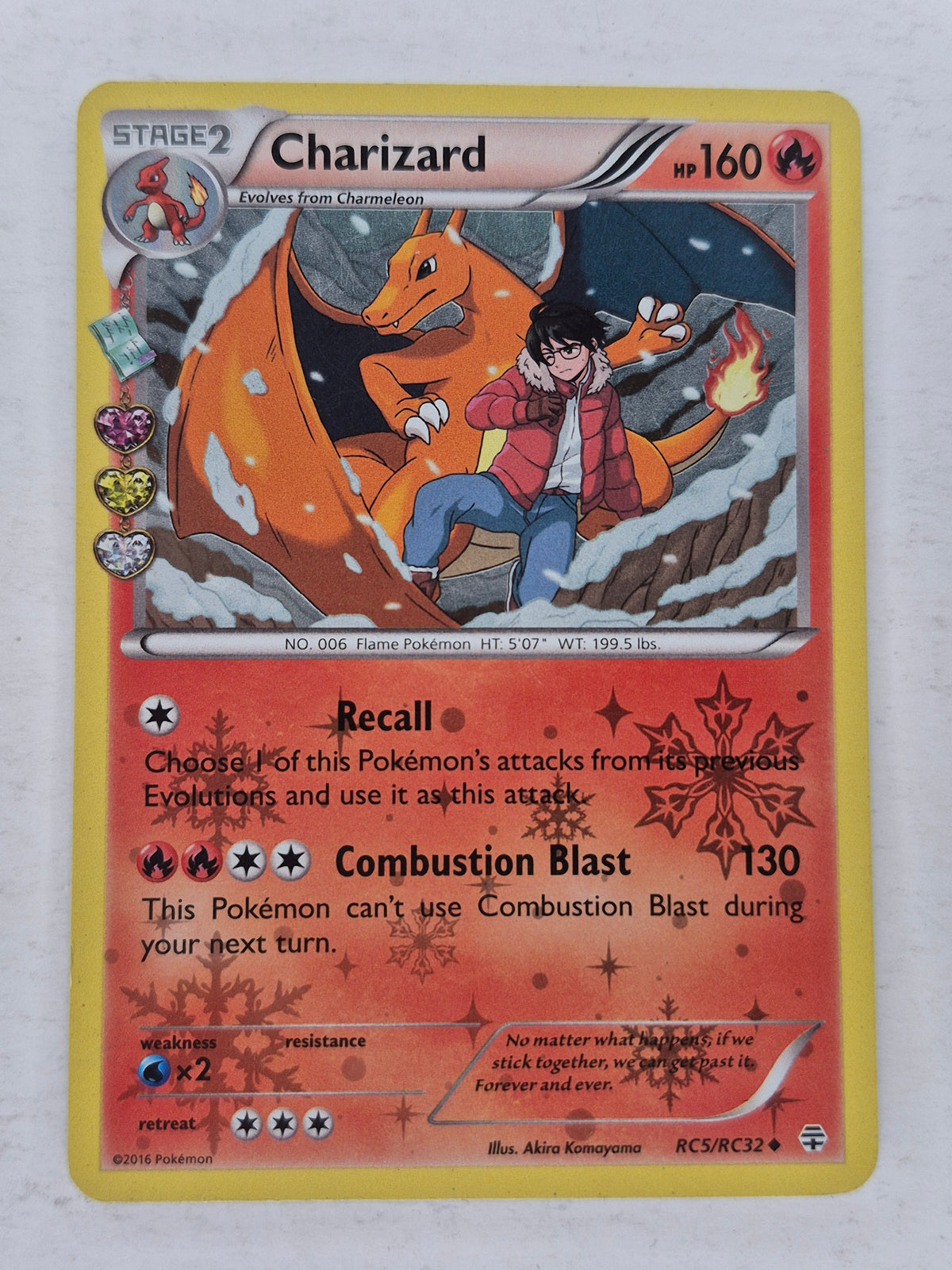 Charizard RC5/RC32 XY Generations Pokemon 2016 Radiant Collection Holo LP