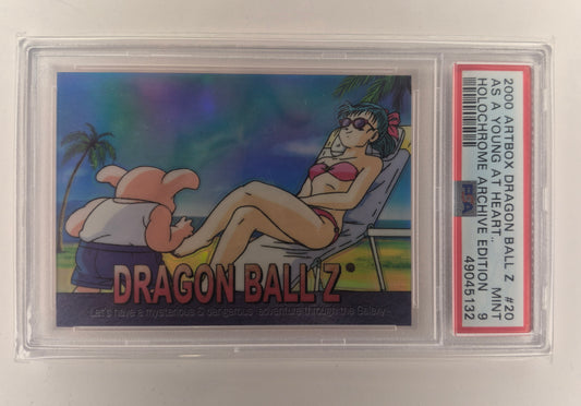 2000 Artbox Dragon Ball Z #20 As a young at heart Holochrome Archive PSA 9 Mint