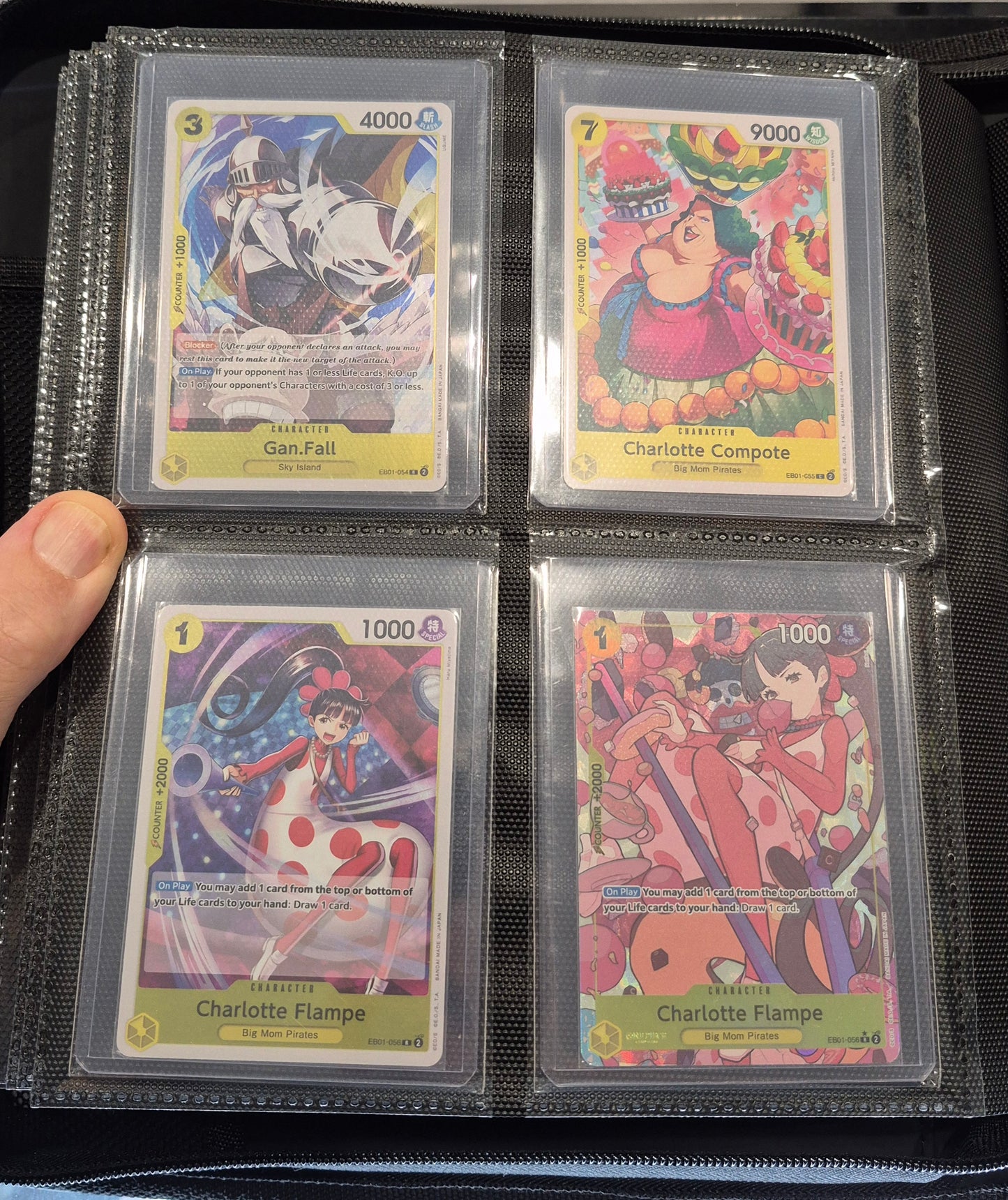 2024 One-Piece EB-01 Master Set inc,Tony,Tony Chopper Manga PSA 10 - Top Loader Binder.