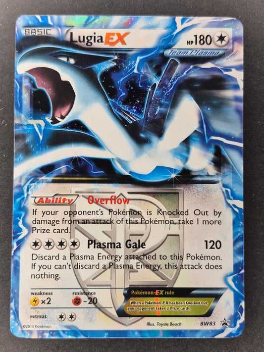 Lugia EX BW83 - Black Star Promo - 2013 Pokemon Card LP