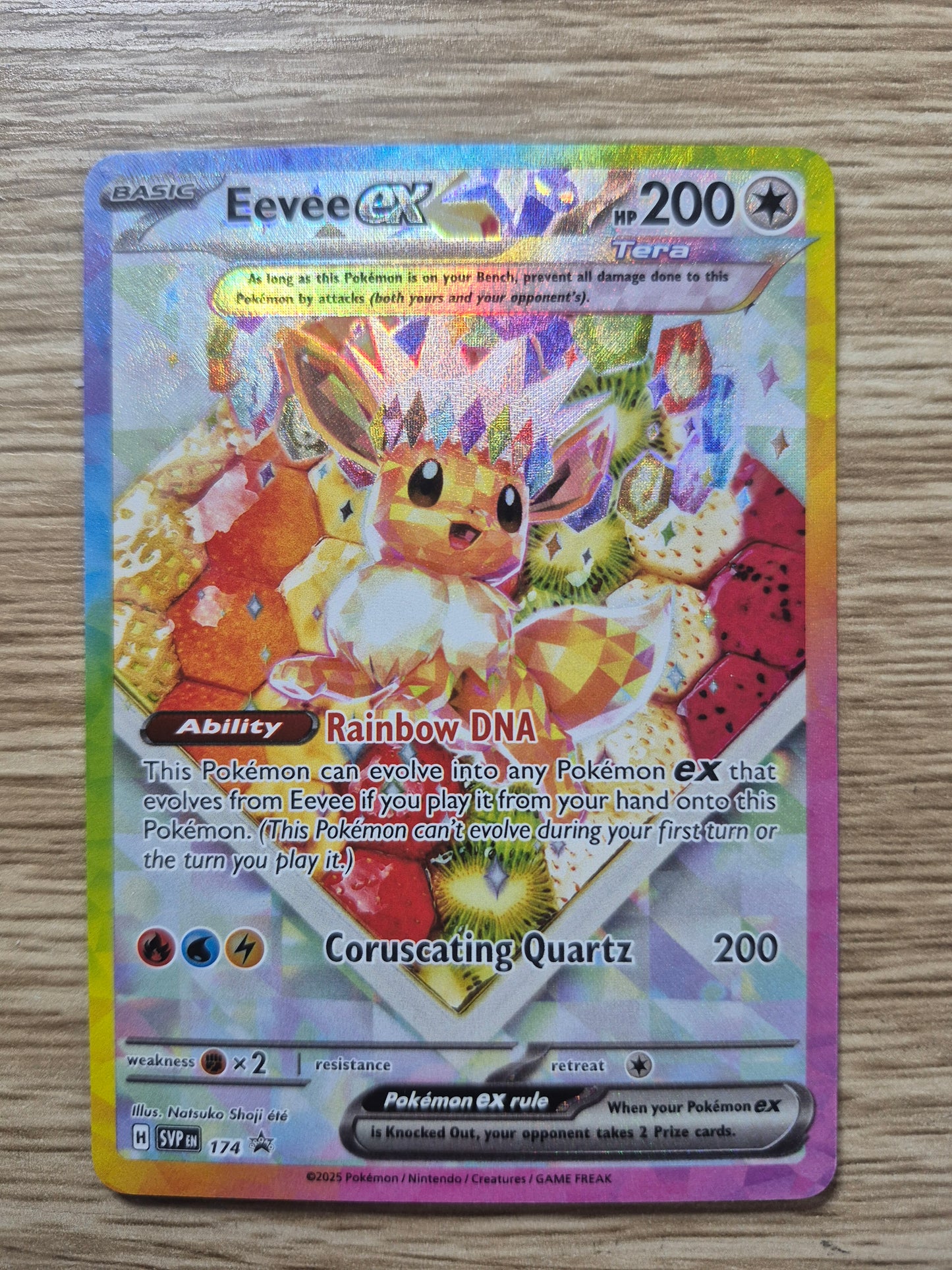 Pokemon SVP 174 EEVEE EX PROMO SPC Collection