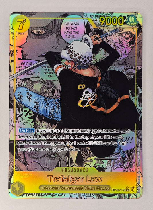 One Piece Trafalgar Law(Manga) OP10-119 Royal Blood Foil NM