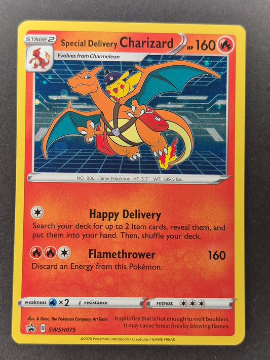 Special Delivery Charizard SWSH075 SWSH: Sword & Shield Promo Card NM
