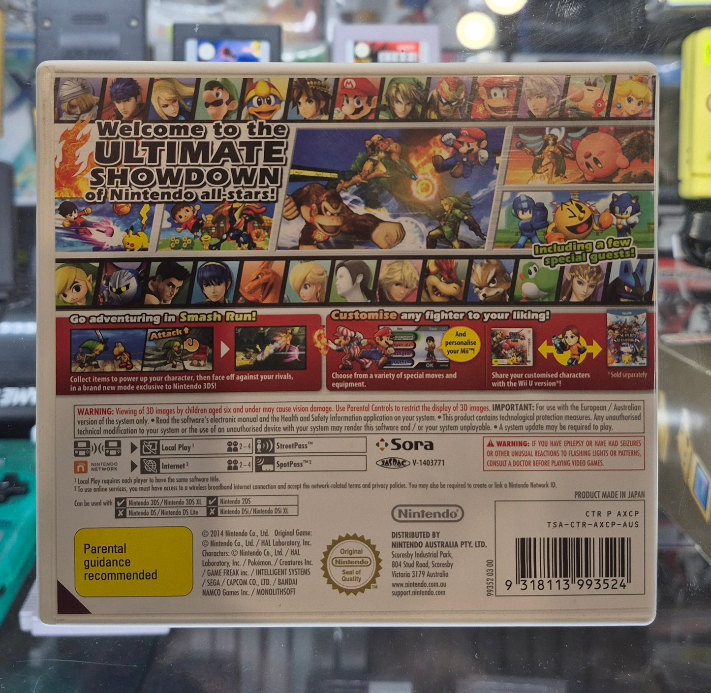 Super Smash Bros for Nintendo 3DS - Nintendo 3DS Game PAL Version CIB