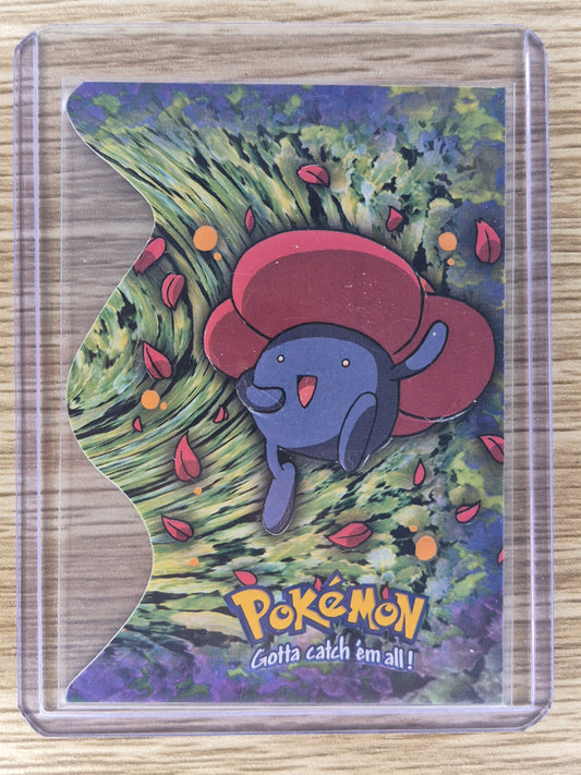 1998 topps pokemon EV6 of 12 #45 Vileplume Die-cut Card Excellent Condition