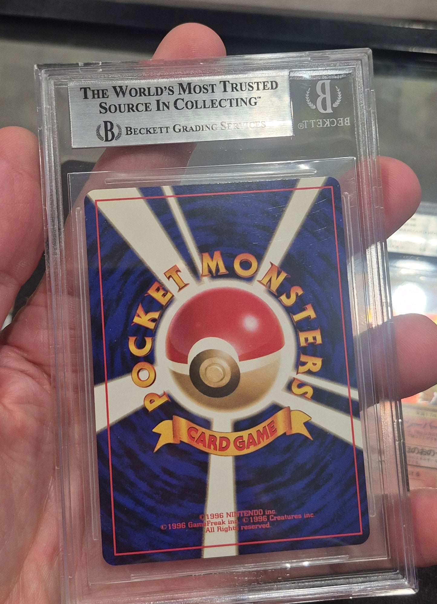 1996 Japanese Pokemon Base Set Venusaur/Charizard/Blastoise  BGS 8.5 SET(#3,#6,#9)