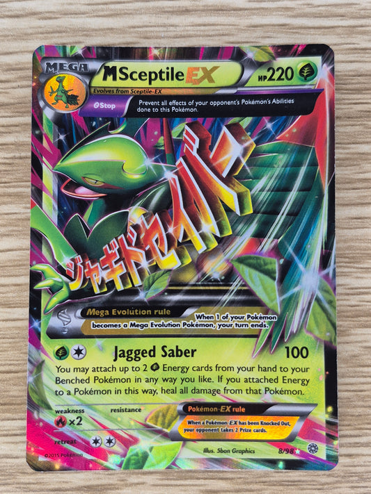 Pokemon TCG Mega Sceptile EX Holo 8/98 2015, XY Ancient Origins MP
