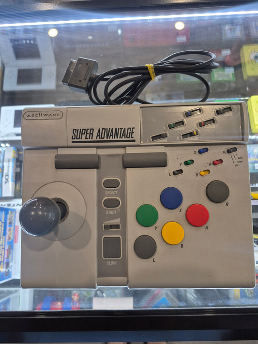 4910E Asciiware Super Advantage Super Nintendo SNES Arcade Controller - Tested