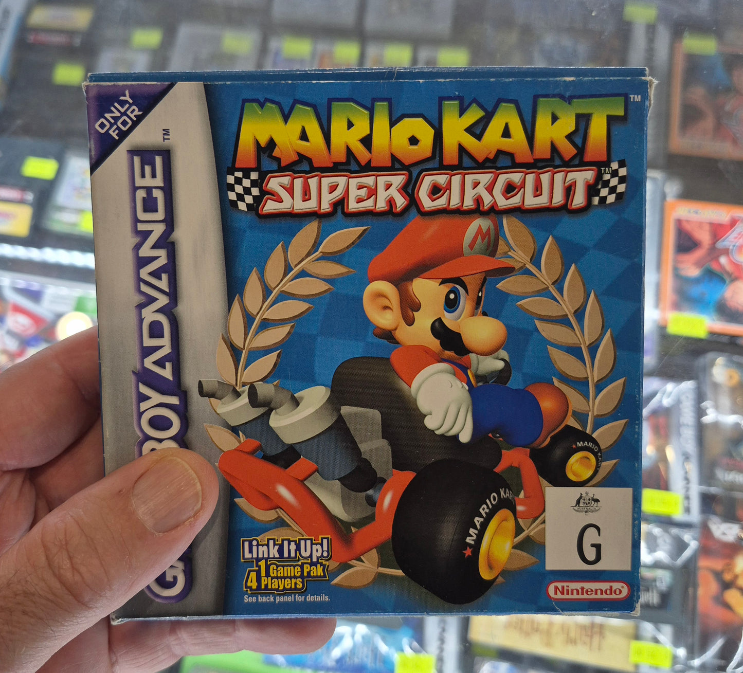 2001 Mario Kart Super Circuit Nintendo Game Boy Advance GBA Complete in Box - VGC AUS