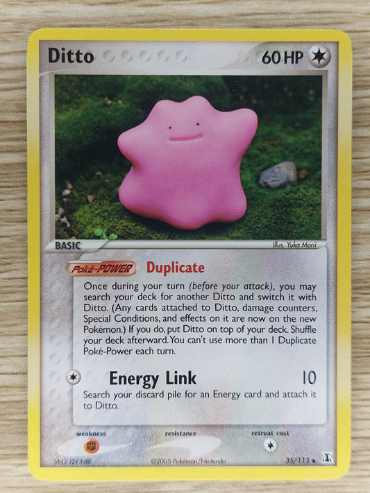 Pokemon 2005 Ditto EX Delta Species 35/113