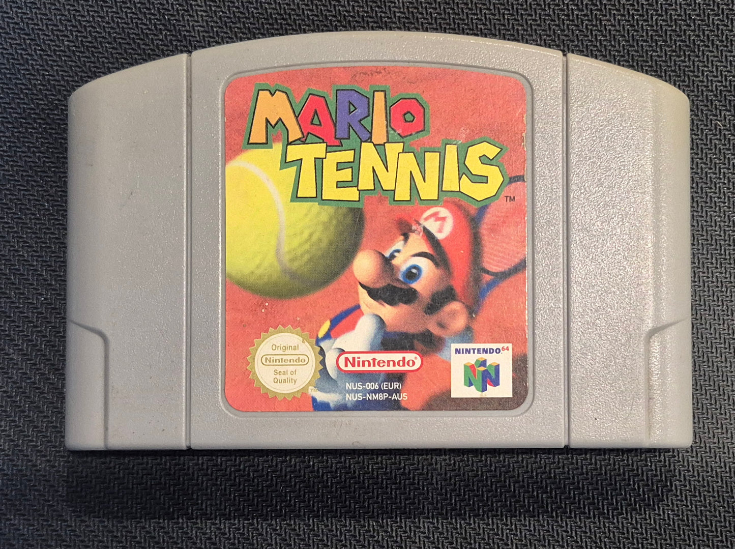 Mario Tennis Nintendo 64 N64 PAL Cartridge Tested