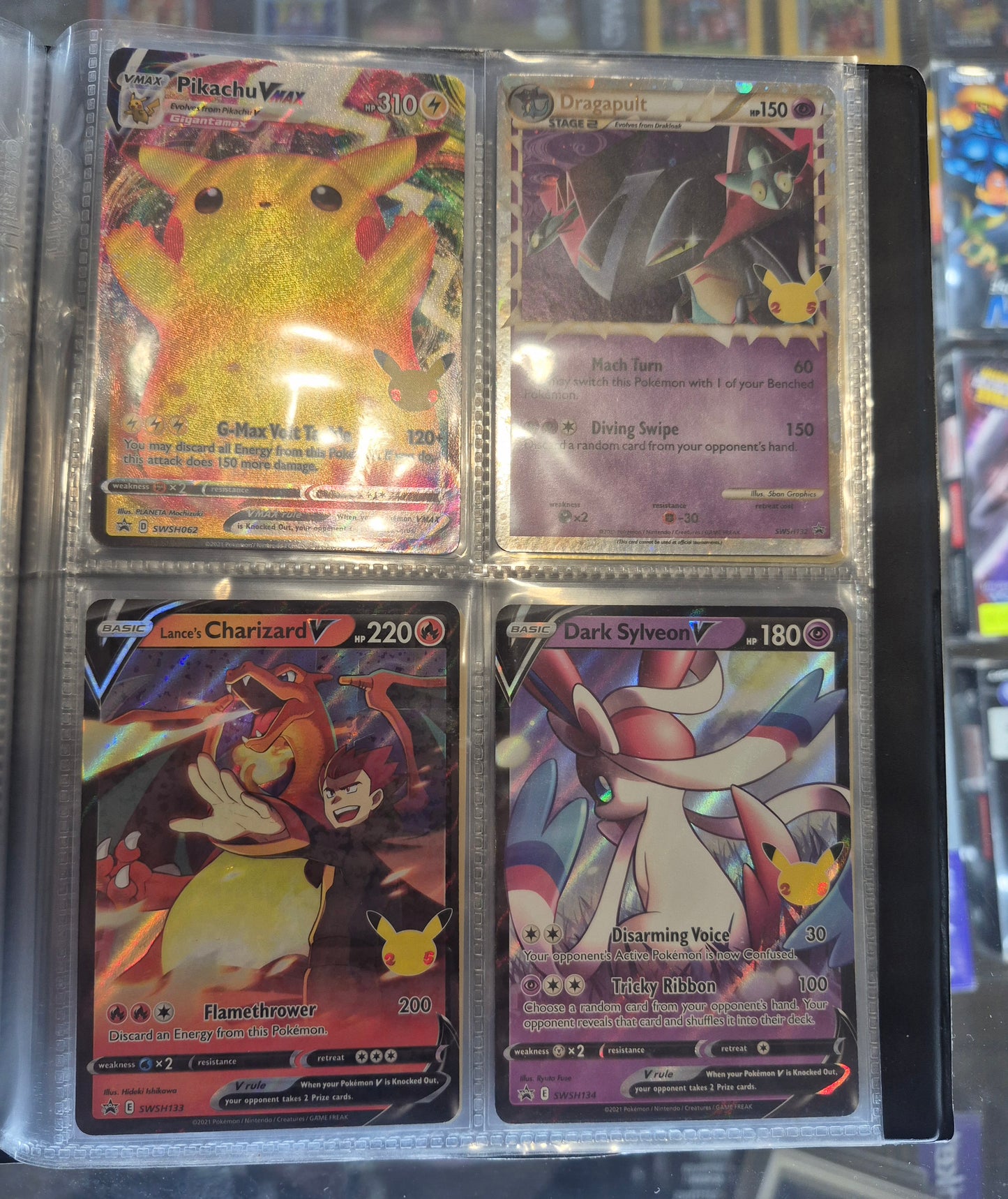 Pokemon Celebrations Complete Set 25+25 include's 10 promos + binder.NM SET