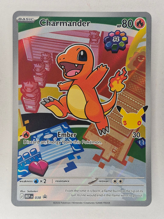 Charmander - MEP 038 - Black Star Promo - Pokemon Card - NM/M