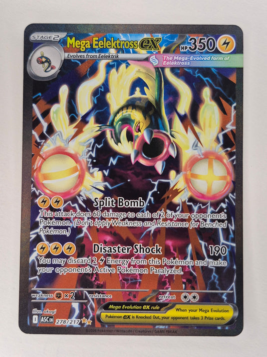 Mega Eelektross ex 278/217 Holo - Pokemon ME: Ascended Heroes