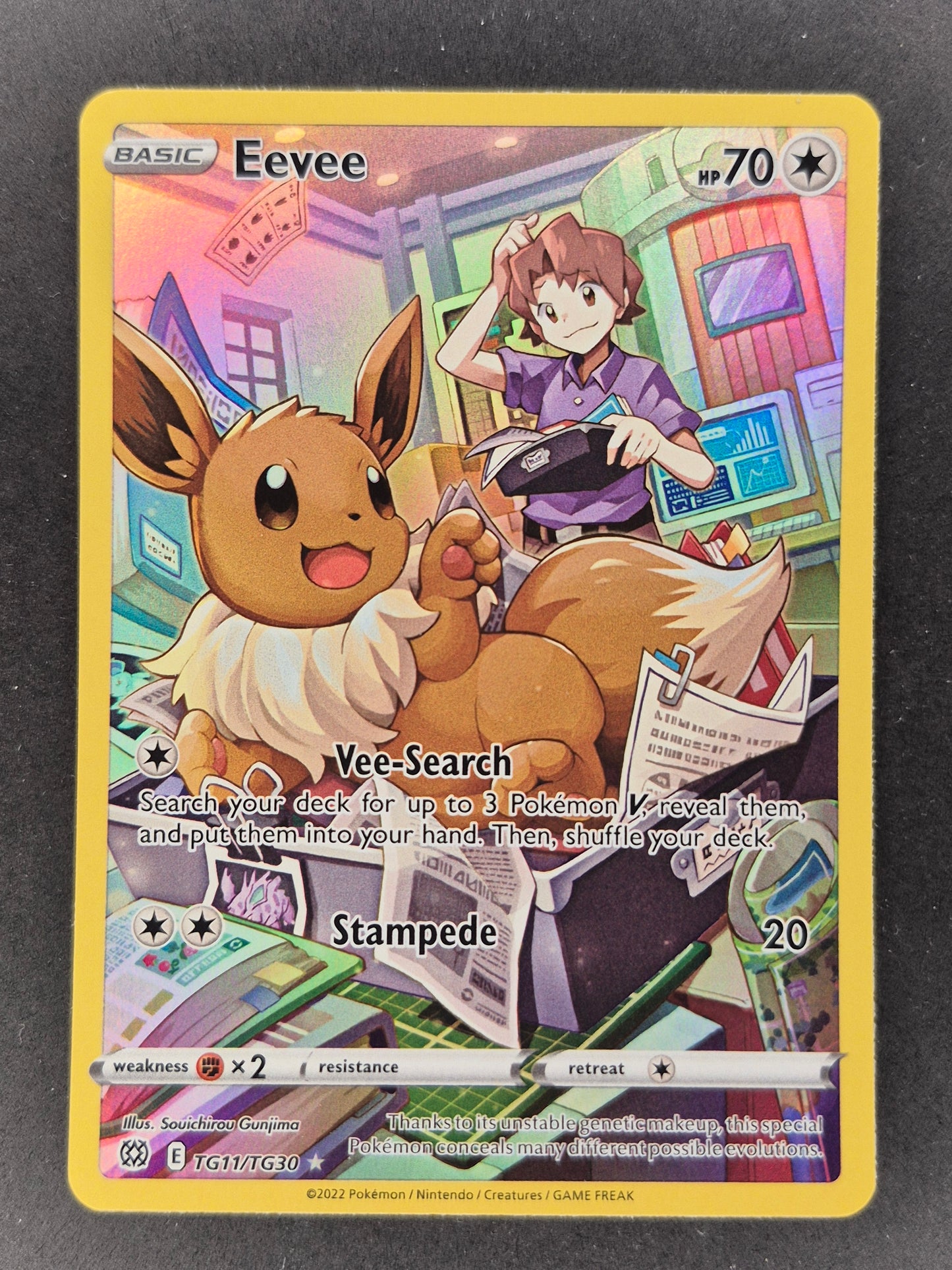 Eevee Trainer Gallery Brilliant Stars TG11/TG30 Pokemon NM