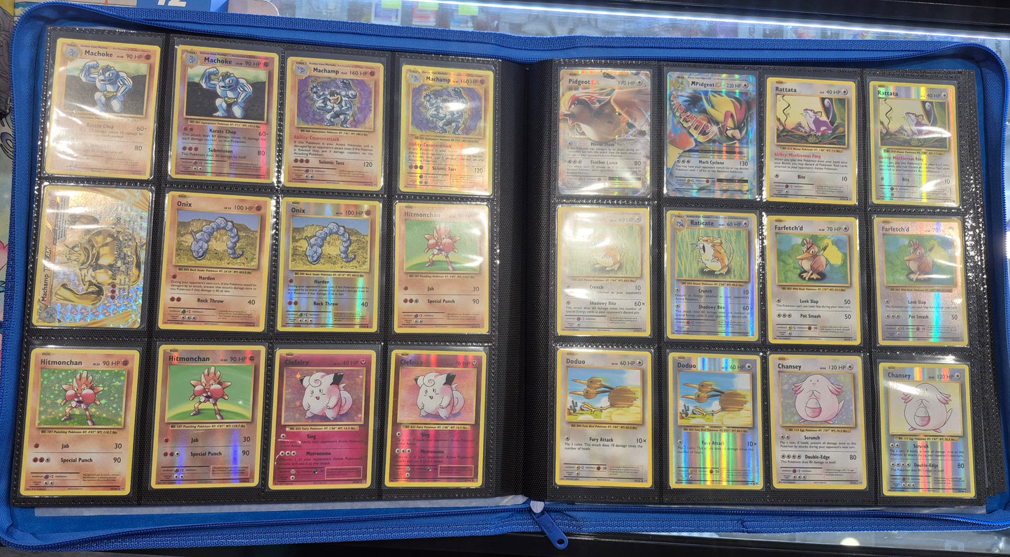 2016 Pokémon Evolutions Master Set inc.all Reverse Holo Cards in Palms Off Binder LP/NM