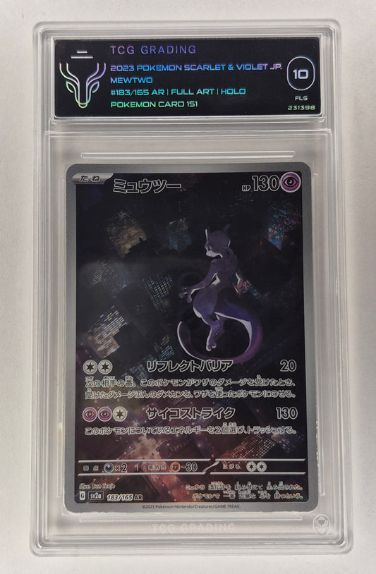 TCG 10 - MEWTWO - 183/165 - POKEMON 151 SV2A JAPANESE AR