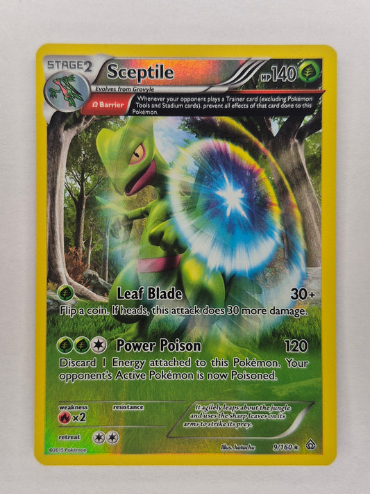 Sceptile 9/160 Rare - Pokemon TCG XY: Primal Clash - Reverse Holo LP