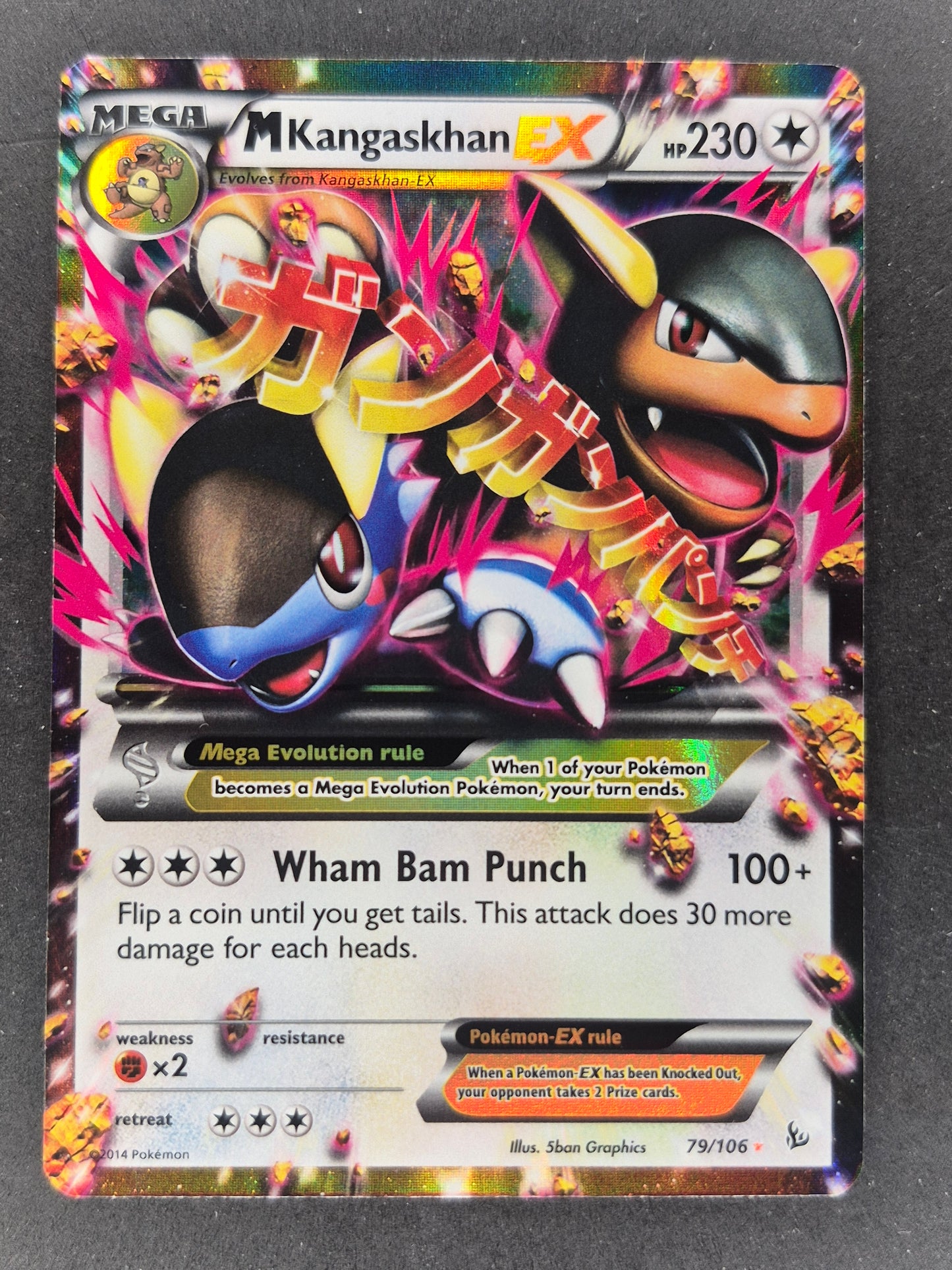 M Mega Kangaskhan EX 79/106 | XY Flashfire | Pokemon Card LP