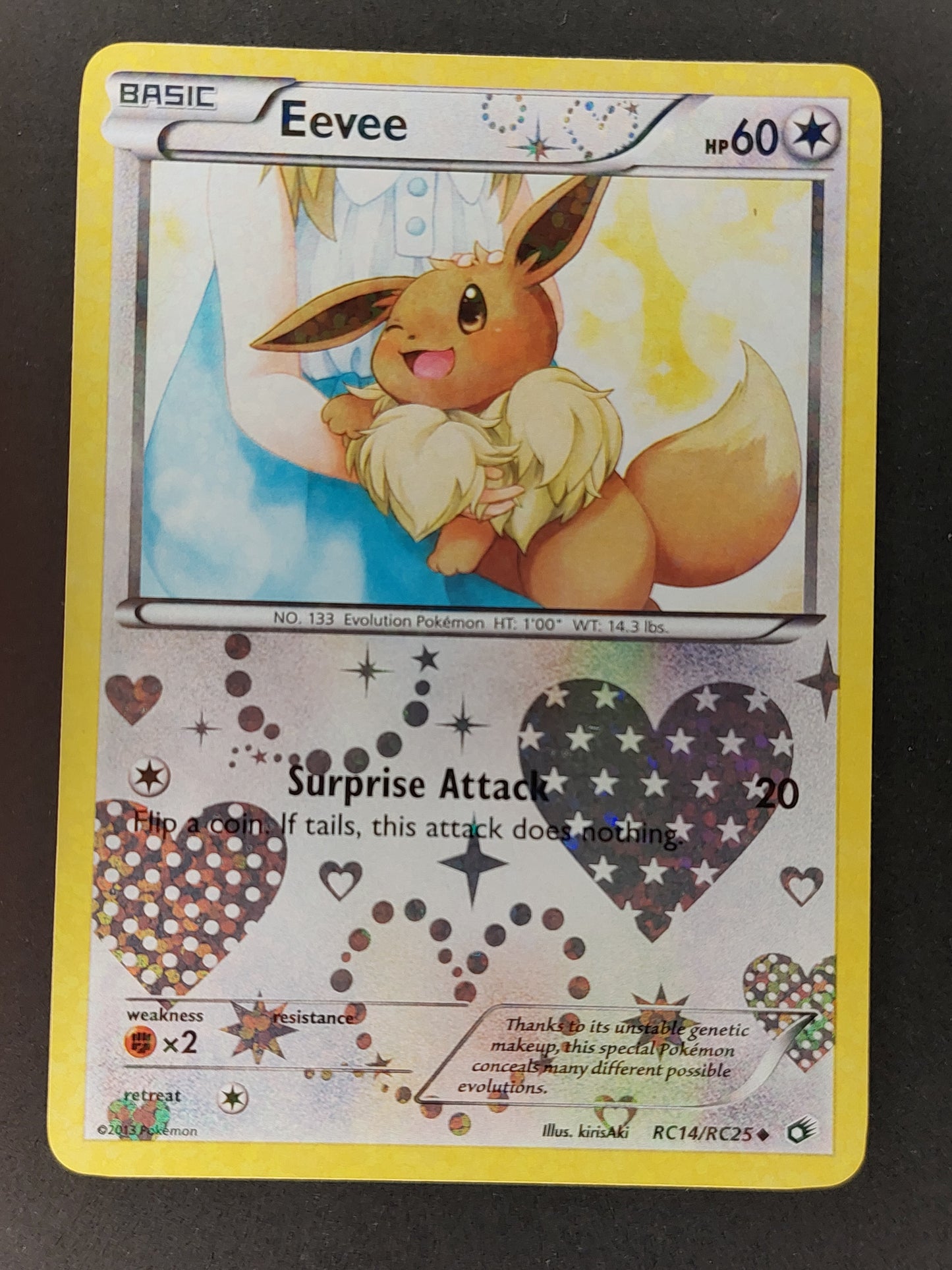 Pokemon 2013 Eevee Radiant Collection Generations RC14/RC25 LP