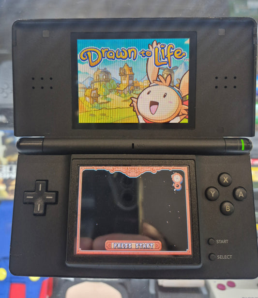 2006 Nintendo DS lite BLACK Console in Good Condition with USB Charger