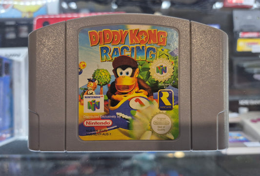 Nintendo N64 Diddy Kong Racing Cart Tested & Cleaned
