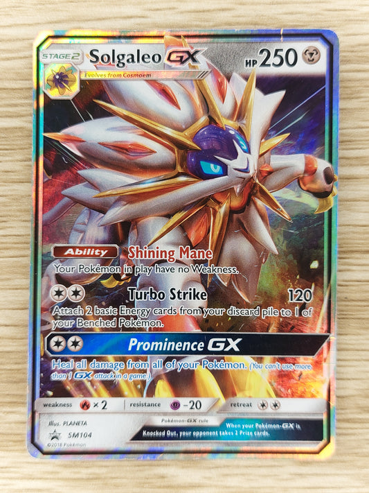 2018 Pokemon Solgaleo GX Black Star Promo SM104 HP