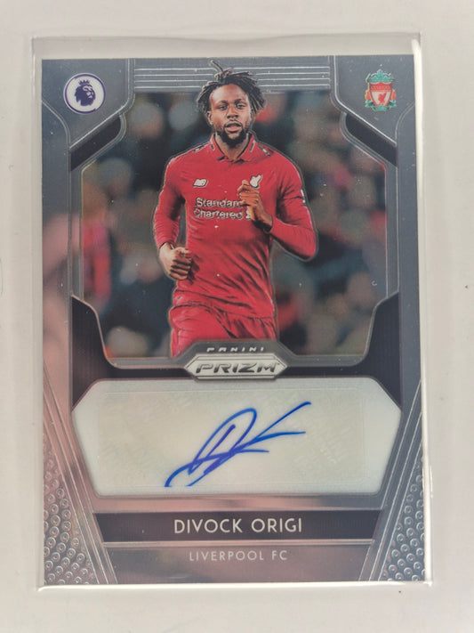 Panini 2019-20 Prizm Premier League Divock Origi  Prizm Base Auto Liverpool S-DOR