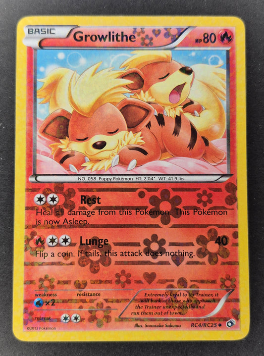 Pokémon TCG - Legendary Treasures - Growlithe RC4/RC25 LP