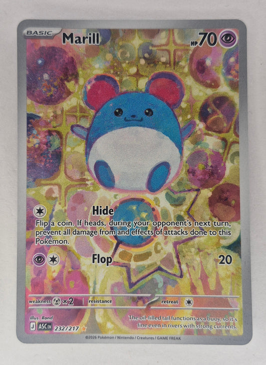 Marill 232/217 Illustration Rare Ascended Heroes Pokemon NM