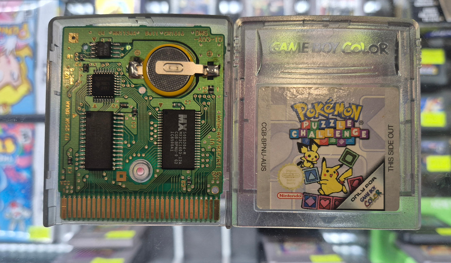 GBC Pokémon Puzzle Challenge NINTENDO Game Boy Color AUS PAL NEW SAVE Battery