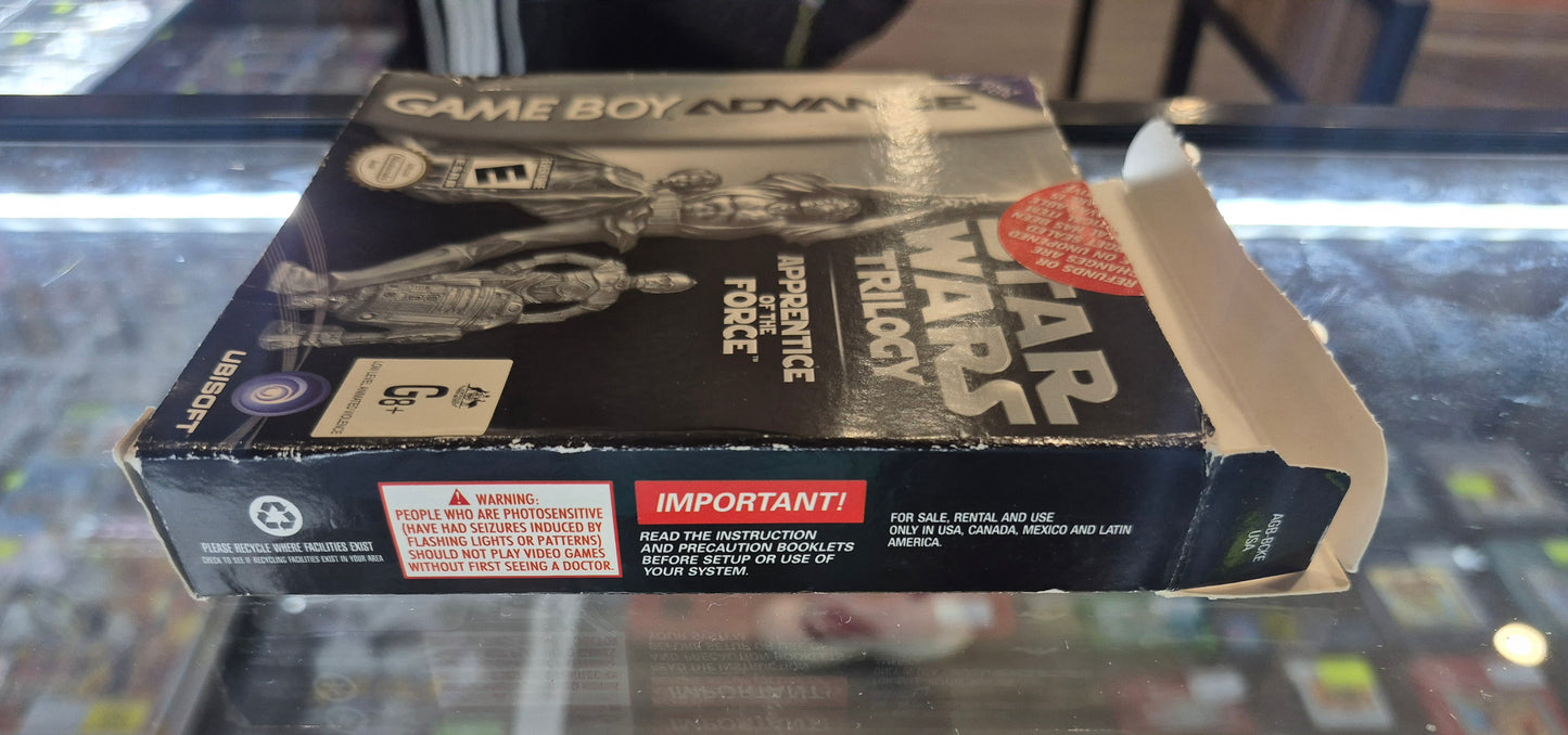 Star Wars Trilogy Apprentice of the Force Gameboy Advance Nintendo in Protector