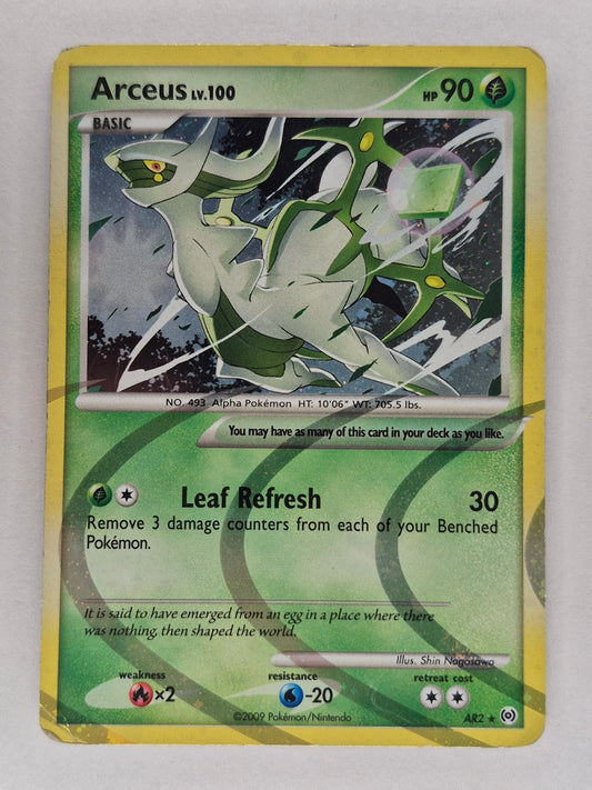 2009 Pokemon Platinum Arceus Lv. 100 Holo  AR2  MP